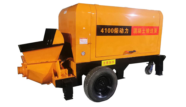 Trailer Price Of Electric mobile cement machine Concrete mortar Pump Small 