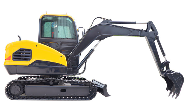 ZM-70 0.8 ton Wheel Hydraulic Mini  Loader Wheeled 1 Ton Digger Small Excavator 