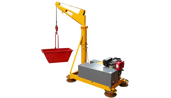 Small Crane With Diesel Engine