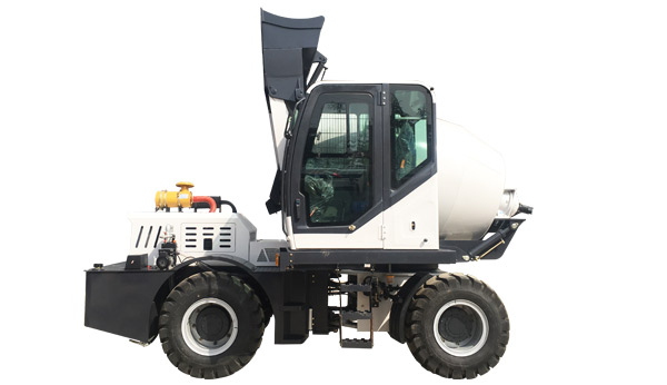 Automatic Wheel Mobile Self Loading Concrete Mixer Truck