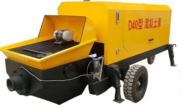 Diesel Electric Portable Small Mini Cement Mixer Mortar Trailer Concrete Pump