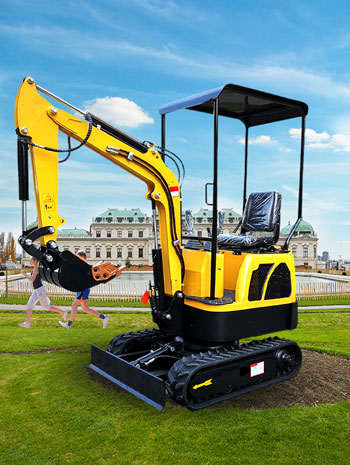 ZM12 Road Crushing Crawler Small Diggers 1.2 Ton Mini Excavator Micro Hook