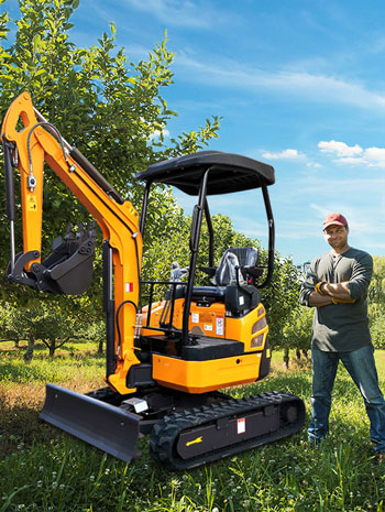 ZM20 Road Crushing Mini Excavator Prices 2000kg 2Ton Excavators Small Digger With CE