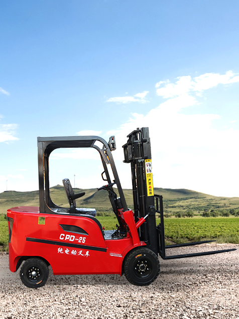 1 Ton 4 Wheel Electric Forklift CE Certification Forklifts For Sale