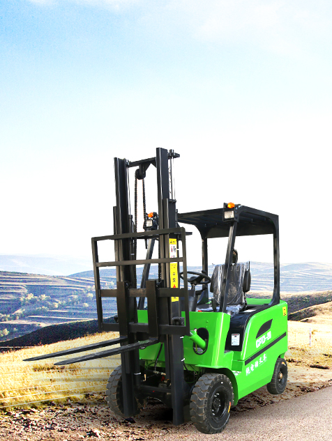 2T Wheel Electric Forklift Self Loading Stacker Forklift With CE