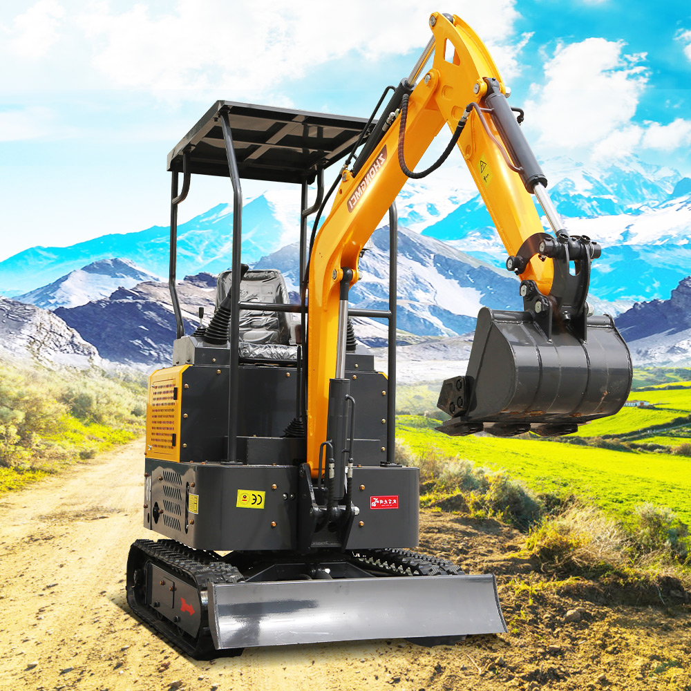 ZM17 Home Excavation Multi Function New Small Excavator 1.7 Ton Compact Mini Excavators